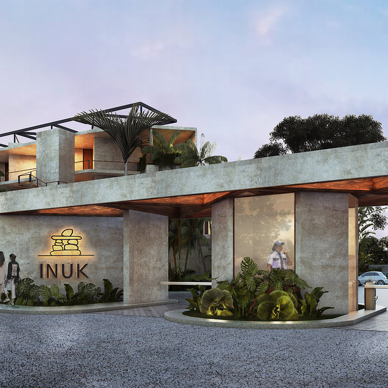 INUK's Street access with security.